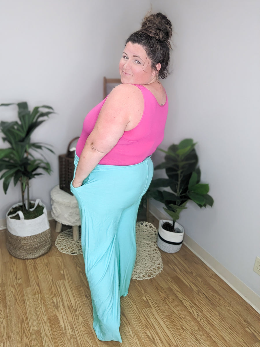 SALE- Pocket Stitch Wide Leg Lounge Pants