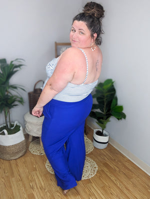 SALE- Pocket Stitch Wide Leg Lounge Pants