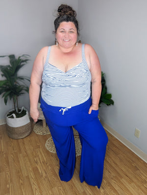SALE- Pocket Stitch Wide Leg Lounge Pants