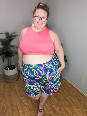 SALE- To the Beach Tropical Shorts