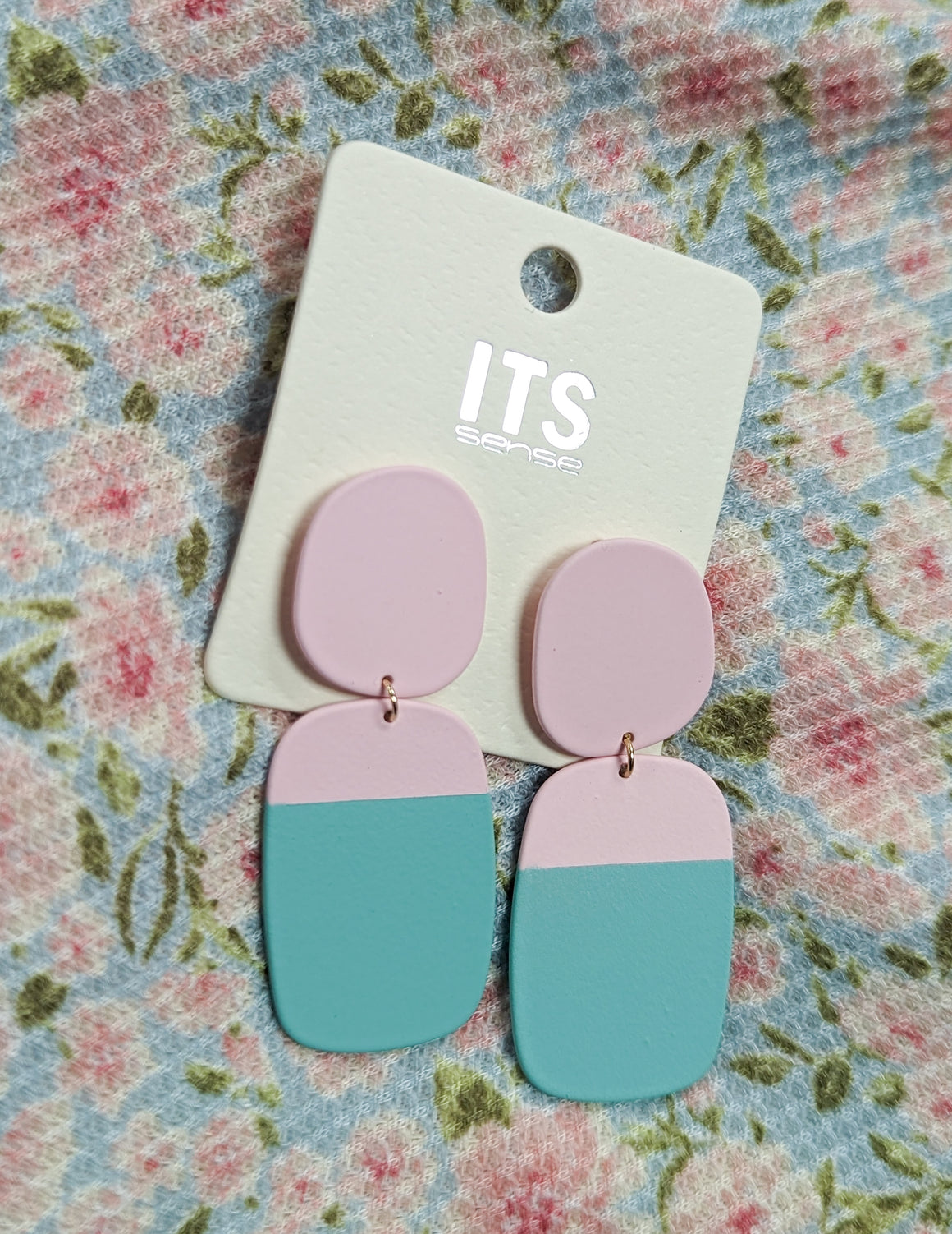 SALE- Sunset Dreams Clay Dangle Earrings