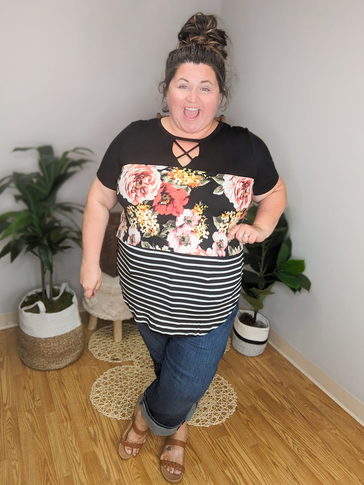 Judy Blue High Rise Weekender Slight-Cropped Wide Leg