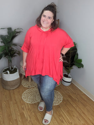 Tabytha Hooded Lightweight Top