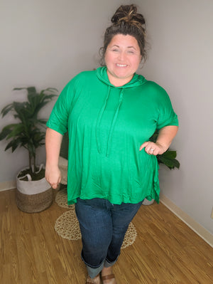 Tabytha Hooded Lightweight Top