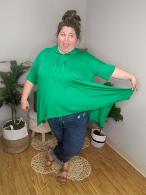 Tabytha Hooded Lightweight Top