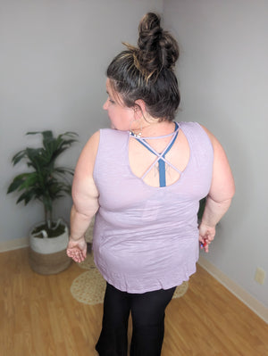Kelly Anne Strappy Back Solid Tank (2 colors)