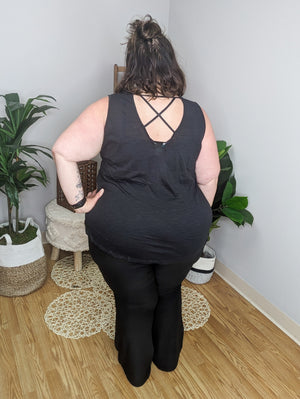 Kelly Anne Strappy Back Solid Tank (2 colors)