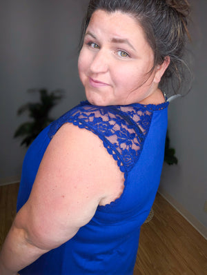 Lace and Grace Flowy Tank