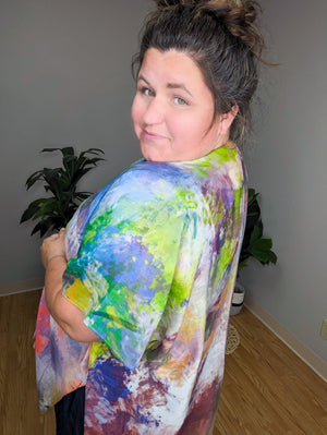 Brush it Off Watercolor Print Kimono