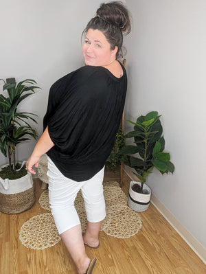 Draped Darling High Low Top (2 colors)