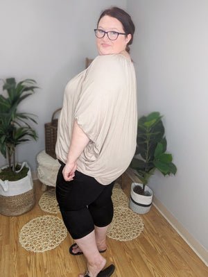 Draped Darling High Low Top (2 colors)
