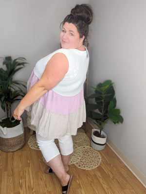 Teri Tiered Pastel Tank