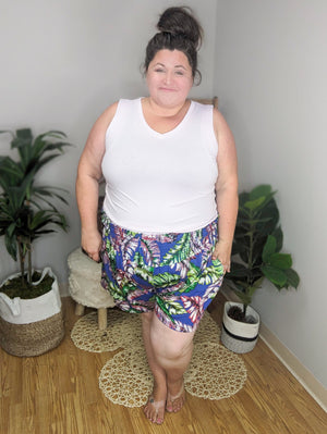 SALE- To the Beach Tropical Shorts