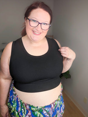 Cropped X Back Top/Bralette