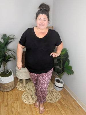 Luxe Classic Vneck Scoopbottom Tee (many colors!)
