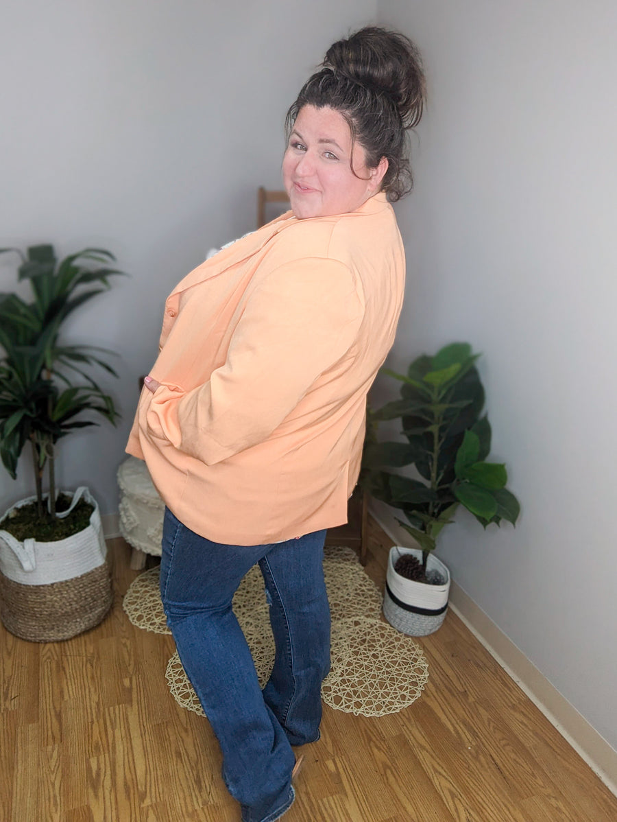 Boyfriend Vibes Tangerine Dream Blazer