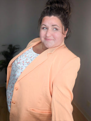 Boyfriend Vibes Tangerine Dream Blazer