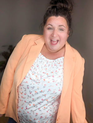 Boyfriend Vibes Tangerine Dream Blazer