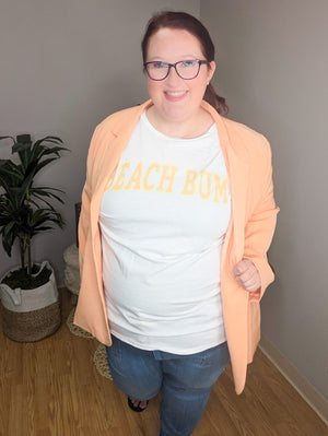 Boyfriend Vibes Tangerine Dream Blazer