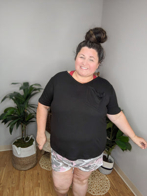 SALE- Slouchy Pocket Comfy Tee (many colors!)