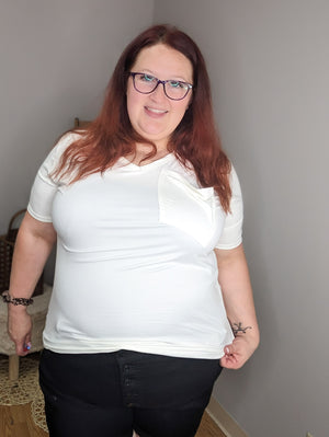 SALE- Slouchy Pocket Comfy Tee (many colors!)