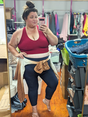 Remy Ribbed V-Neck Brami Bralette