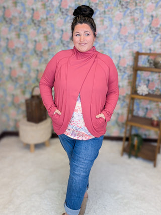 Abigail Athletic Asymmetrical Cardi Jacket (3 Colors)