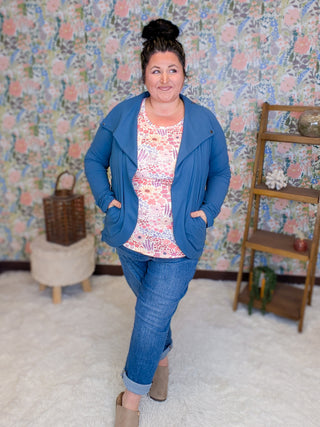 Abigail Athletic Asymmetrical Cardi Jacket (3 Colors)