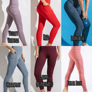 Compression Leggings With Pockets
