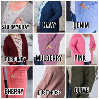 Kensington Cozy Sweater Cardigan w/Pockets (9 Colors)