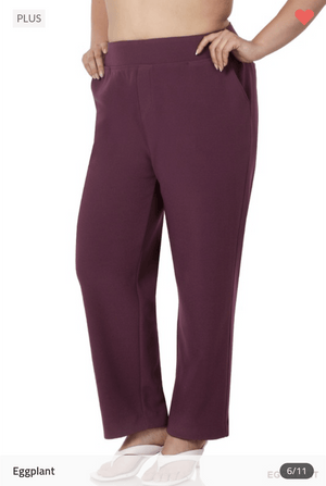 Casual Friday Everyday Flat Front Crop Dress Pant