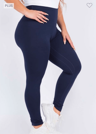 8- Legging/Lounge/Bralette Core Comfort Leggings in Solids plus size clothing