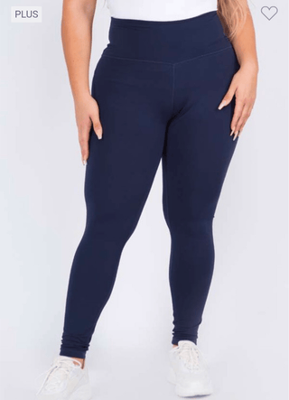 8- Legging/Lounge/Bralette Core Comfort Leggings in Solids plus size clothing