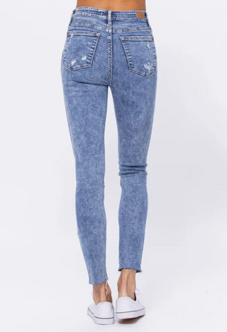 Judy Blue Acid Wash Skinny Jeans