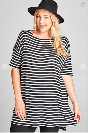 Meghan Nautical Striped Tunic (4 colors)