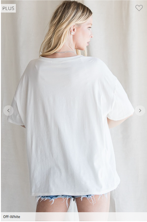SALE- USA Oversized Graphic Tee