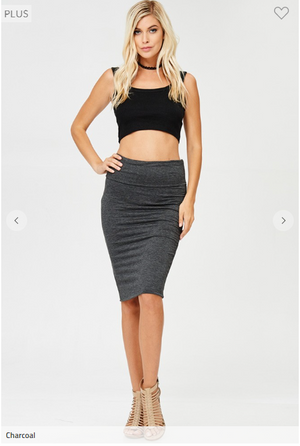 Lightweight Knee Length Skirt *PROMO*