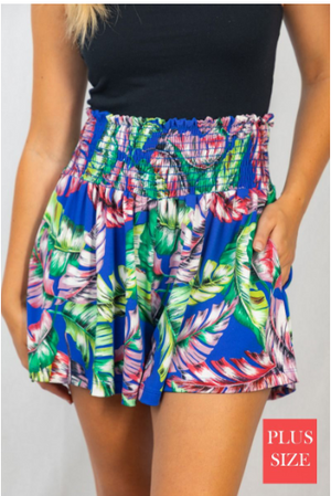 SALE- To the Beach Tropical Shorts