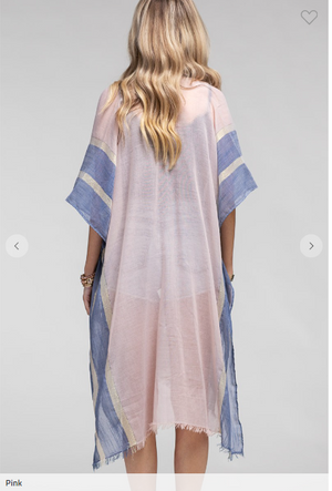 Classic Colors Soft Stripes Kimono