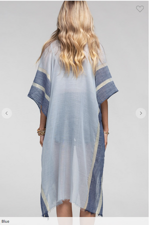 Classic Colors Soft Stripes Kimono