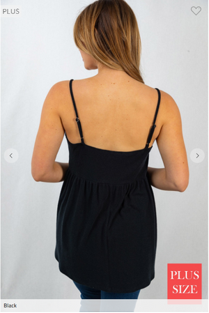 Angel Empire Waist Knit Tank (2 colors)