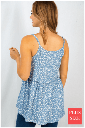 Kayla Vintage Floral Empire Tank (3 colors)