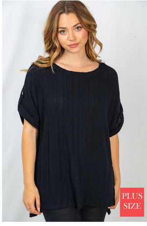 Lillian Lightweight Short Sleeve Sweater Top
