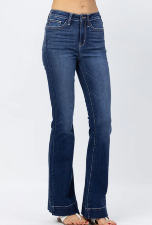 Judy Blue Dark Wash Trouser Flare