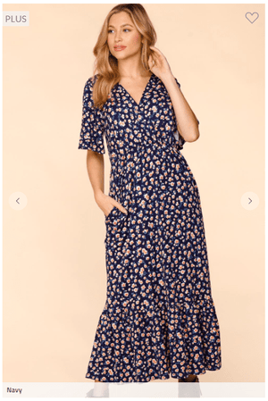 Pippi Prairie Floral Midi Dress