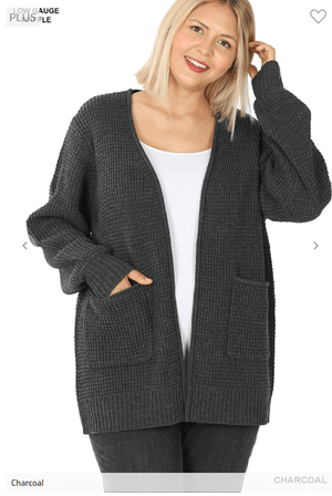 Millie Sweater Cardi w/Patch Pockets (7 colors!)