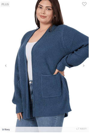 Millie Sweater Cardi w/Patch Pockets (7 colors!)