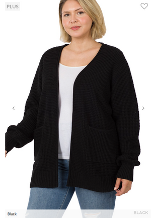 Millie Sweater Cardi w/Patch Pockets (7 colors!)