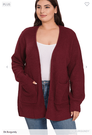 Millie Sweater Cardi w/Patch Pockets (7 colors!)