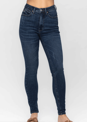 Judy Blue Tummy Control HighRise Darkwash Skinny